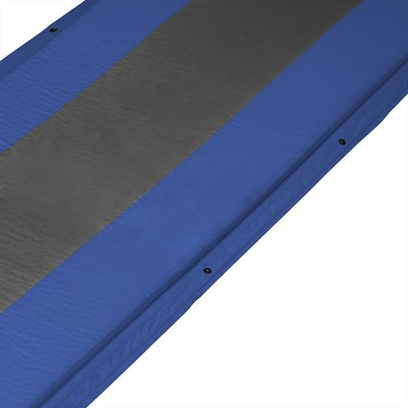 Mata samopompująca kempingowa turystyczna z poduszką Nils CampNC4349 niebiesko-szara