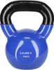 Kettlebell odważnik treningowy żeliwny pokryty winylem HMS KNV10 niebieski 10 kg