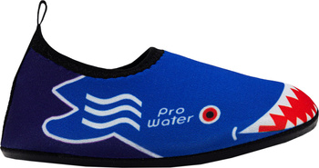 Buty do wody plażowe koralowce ProWater niebieskie PRO-23-34-102K