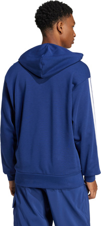 Bluza męska adidas Essentials 3-Stripes French Terry granatowa JD1872