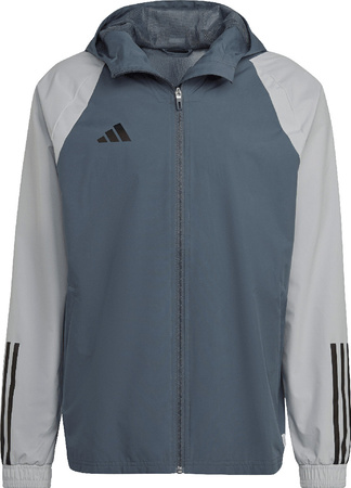 Kurtka męska adidas Tiro 23 Competition All-Weather szara HU1320