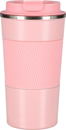 Kubek termiczny turystyczny termos Nils Camp NCC09 różowy 510 ml