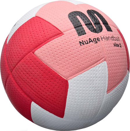 Piłka ręczna Meteor Nuage damska 2 różowo-biała 16693