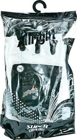 Rękawiczki kulturystyczne męskie Allright KR biały rozmiar XXL