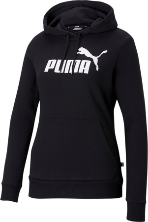 Bluza damska Puma ESS Logo Hoodie TR czarna 586791 01