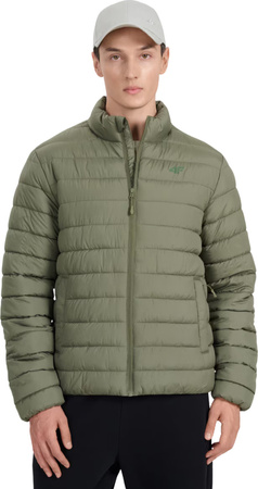 Kurtka męska puchowa 4F M597 khaki 4FWAW25TDJAM597 43S