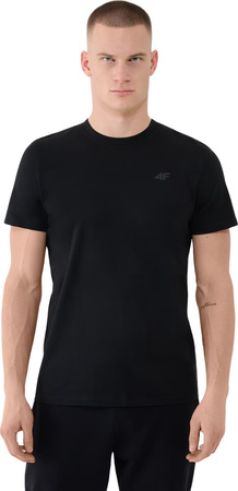 Koszulka męska 4F M2256 czarna 4FWMM00TTSHM2256 20S