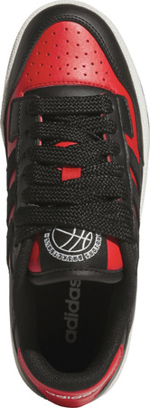 Buty dziecięce adidas Rapid Court Low czarno-czerwone JR1020