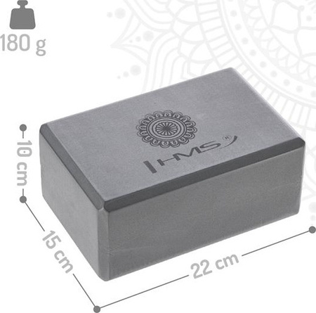 Kostka blok do jogi yogi klocek pilates ćwiczenia HMS