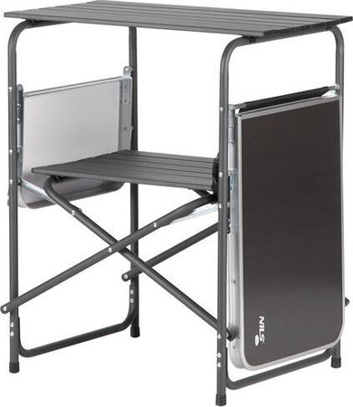 Szafka turystyczna kempingowa Nils Camp NC3040 składana czarna 140x79x48cm