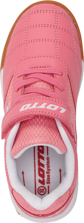 Buty dla dzieci Lotto Whizzer różowo-białe 2600120K 4410
