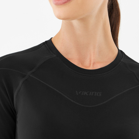 Damska bielizna termoaktywna Viking Gaja Lady Set czarna