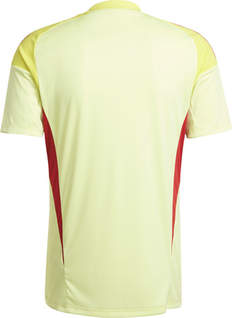 Koszulka bramkarska męska adidas Tiro 25 Competition Short Sleeve limonkowo-czerwona JN2016