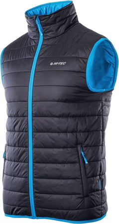 Kamizelka bezrękawnik męski Hi-Tec Solner czarno-niebieski rozmiar XXXL