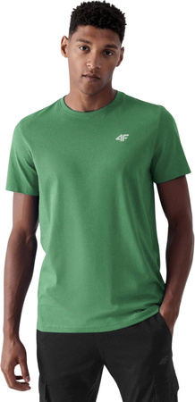 Koszulka męska 4F M3094 3pak beżowa, oliwkowa, czarna 4FWSS25TTSHM3094 92S