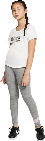 Legginsy dla dzieci Nike G NSW Favotites SWSH Tight szare AR4076 094