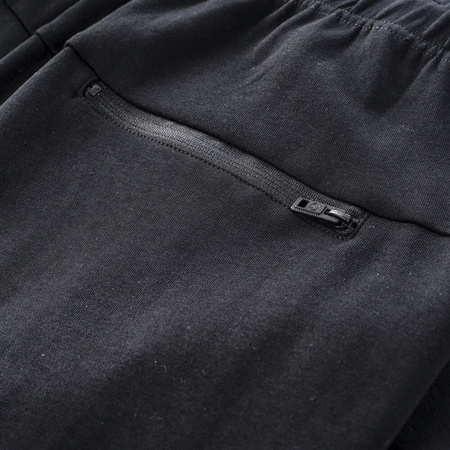 Męskie spodnie treningowe dresowe joggery IQ Vesilles czarne rozmiar S