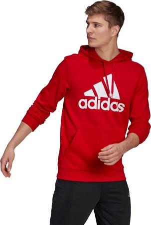 Bluza męska adidas Essentials Big Logo czerwona GV0249