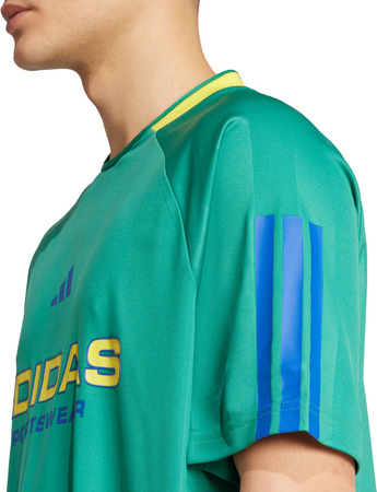 Koszulka męska adidas House of Tiro Jersey zielona KB5570