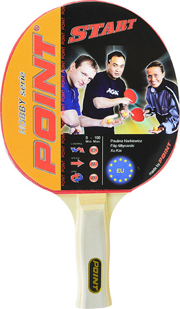 Rakietka do tenisa stołowego ping ponga Point Start z pokrowcem