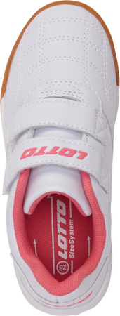 Buty dla dzieci Lotto Pacer K biało-różowe 2600110K 1044