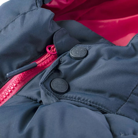 Dziecięca kurtka zimowa pikowana Bejo Baldey II Jrg granatowo-różowa rozmiar 146