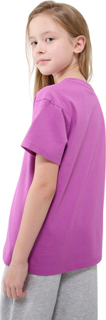 Koszulka dla dziewczynki 4F F2326 fioletowa 4FJWSS25TTSHF2326 50S