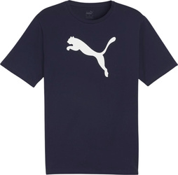 Koszulka męska Puma Team Rise Logo Jersey Cotton granatowa 658705 06