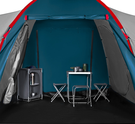 Namiot kempingowy niebieski-jasno szary highland iv Nils camp nc6431