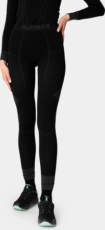 Bielizna termoaktywna damska Alpinus Base Layer Set czarno-szara GT18370