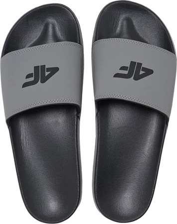 Klapki męskie 4F M011 szare 4FRMM00FSLIM011 25S