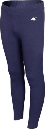Legginsy dla dziewczynki 4F granatowe HJL22 JLEG001 31S