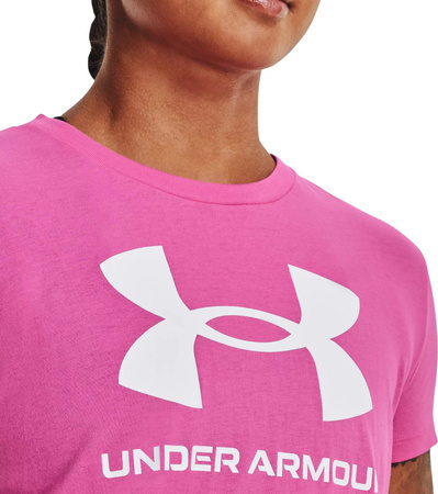 Koszulka damska Under Armour Live Sportstyle Graphic SSC różowa 1356305 659