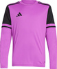 Koszulka bramkarska dla dzieci adidas Squadra 25 Long Sleeve fioletowa JJ1939