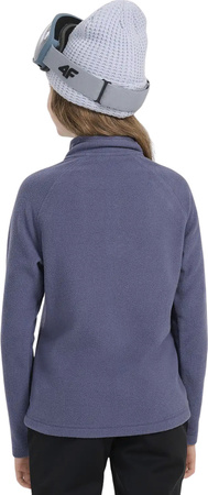 Bluza polarowa dla dziewczynki 4F F060 fioletowa 4FJWAW25UFLEF060 31S