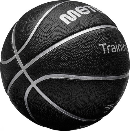 Piłka do koszykówki koszykowa Meteor Cellular 7 czarno-srebrna 16698