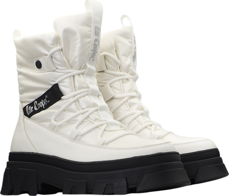 Buty damskie Lee Cooper białe LCJ-24-47-3142LA