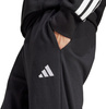 Spodnie męskie adidas Essentials Feel Cozy French Terry czarne JE3854