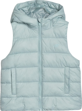 Kamizelka dla dziewczynki 4F F166 miętowa 4FJWSS25TVJAF166 47S