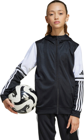 Bluza dla dzieci adidas Squadra 25 Hoody czarno-biała JE2756