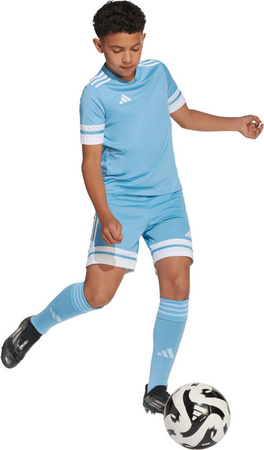 Spodenki dla dzieci adidas Squadra 25 błękitne JJ2426