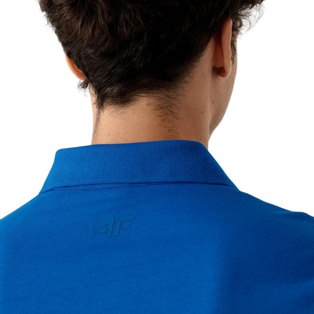 Koszulka polo męska 4F niebieska NOSH4 TSM355 33S