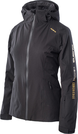 Damska kurtka ocieplana Iguana Laura W czarno-złota rozmiar S