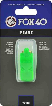 Gwizdek Fox 40 Pearl zielony bez sznurka 9702-1408