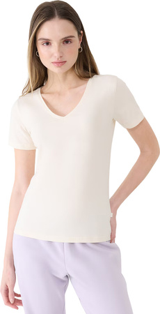 Koszulka damska 4F F1990 złamana biel 4FWSS25TTSHF1990 11S