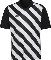 Koszulka dla dzieci adidas Entrada 22 Graphic Jersey czarno-biała HF0123