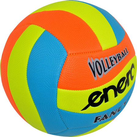 Piłka siatkowa plażowa Enero Fancy niebiesko-żółto-pomarańczowa 1053011