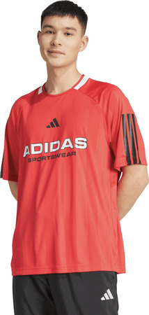 Koszulka męska adidas House of Tiro Nations Pack czerwona KB5569