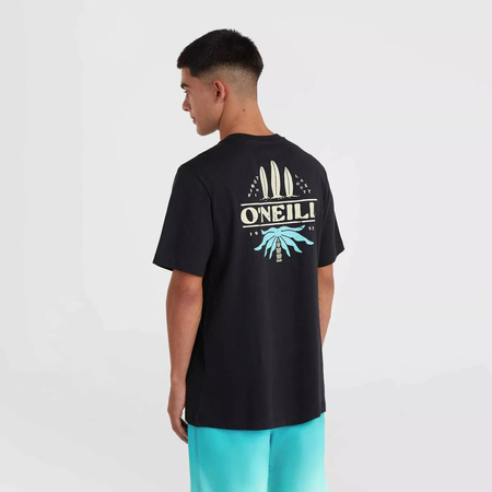 Męska koszulka z krótkim rękawem O'neill O'NEILL BEACH GRAPHIC T-SHIRT black out rozmiar L