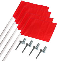 Flagi chorągiewki narożone boiskowe uchylne CFG-100SWB 4 sztuki